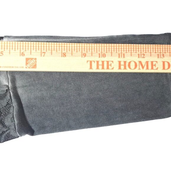 Arizona Jeans Top Super Soft 3/4 Sleeve Lace Grey Lightweight Tunic Stretch Sz L - Picture 7 of 9